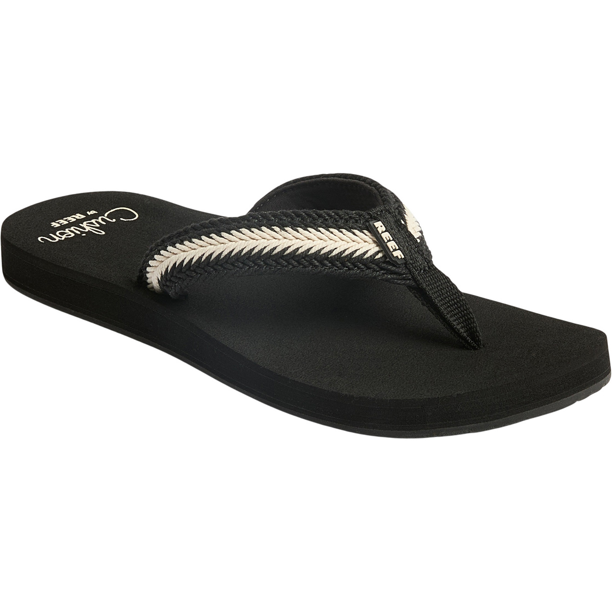 Reef Femme Sandale Baja Maria (taille 40, Noir)