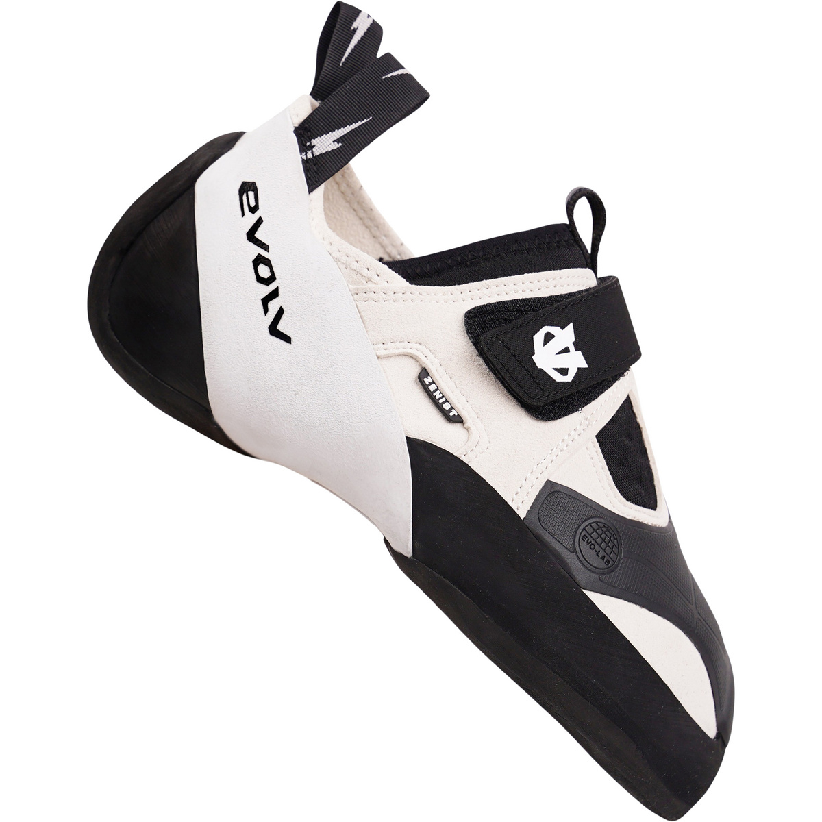 Evolv Chaussons d'escalade Zenist (taille 42.5, Blanc)