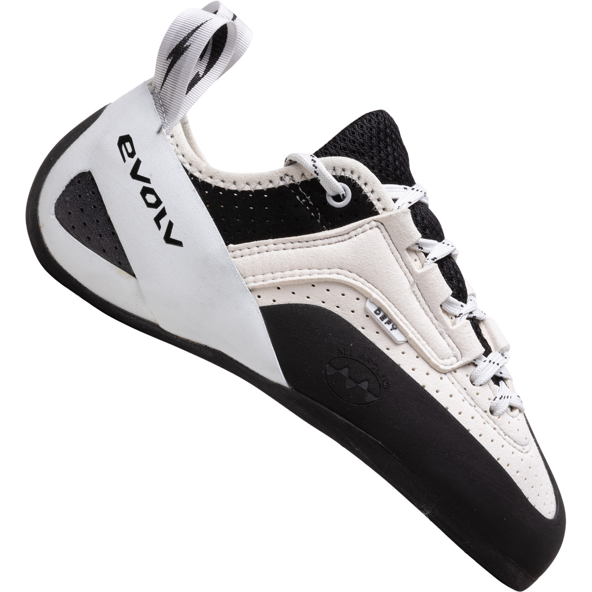 Evolv Scarpe da arrampicata Defy Lace LV (Taglia 44.5, Bianco)