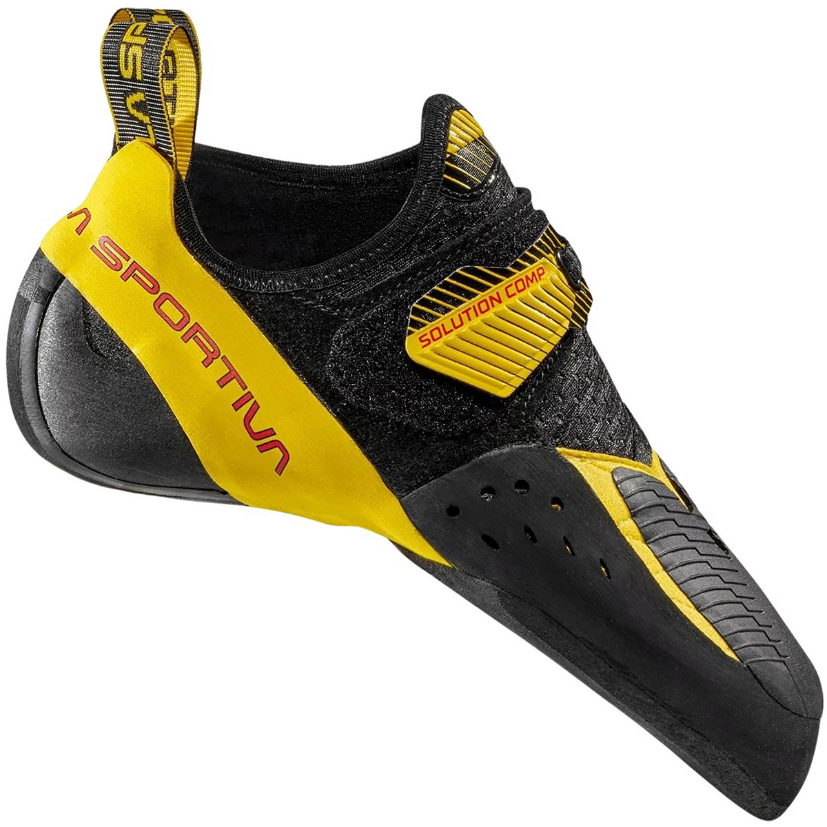 La Sportiva Uomo Scarpe da arrampicata Solution Comp (Taglia 37, Nero)