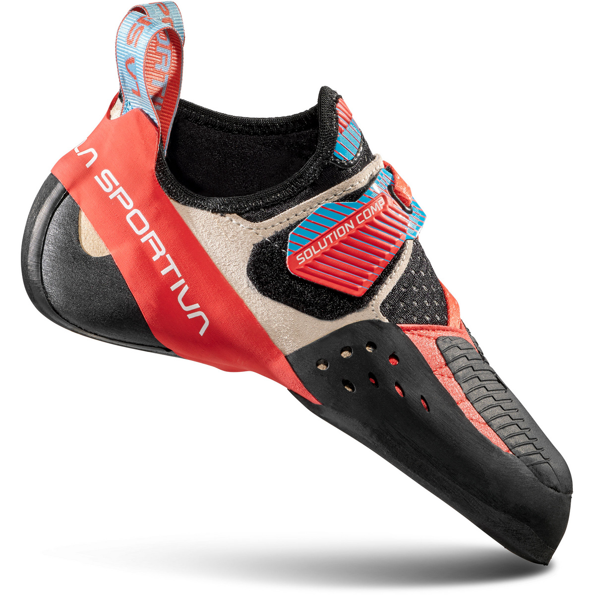 La Sportiva Donna Scarpe da arrampicata Solution Comp (Taglia 40, Rosso)