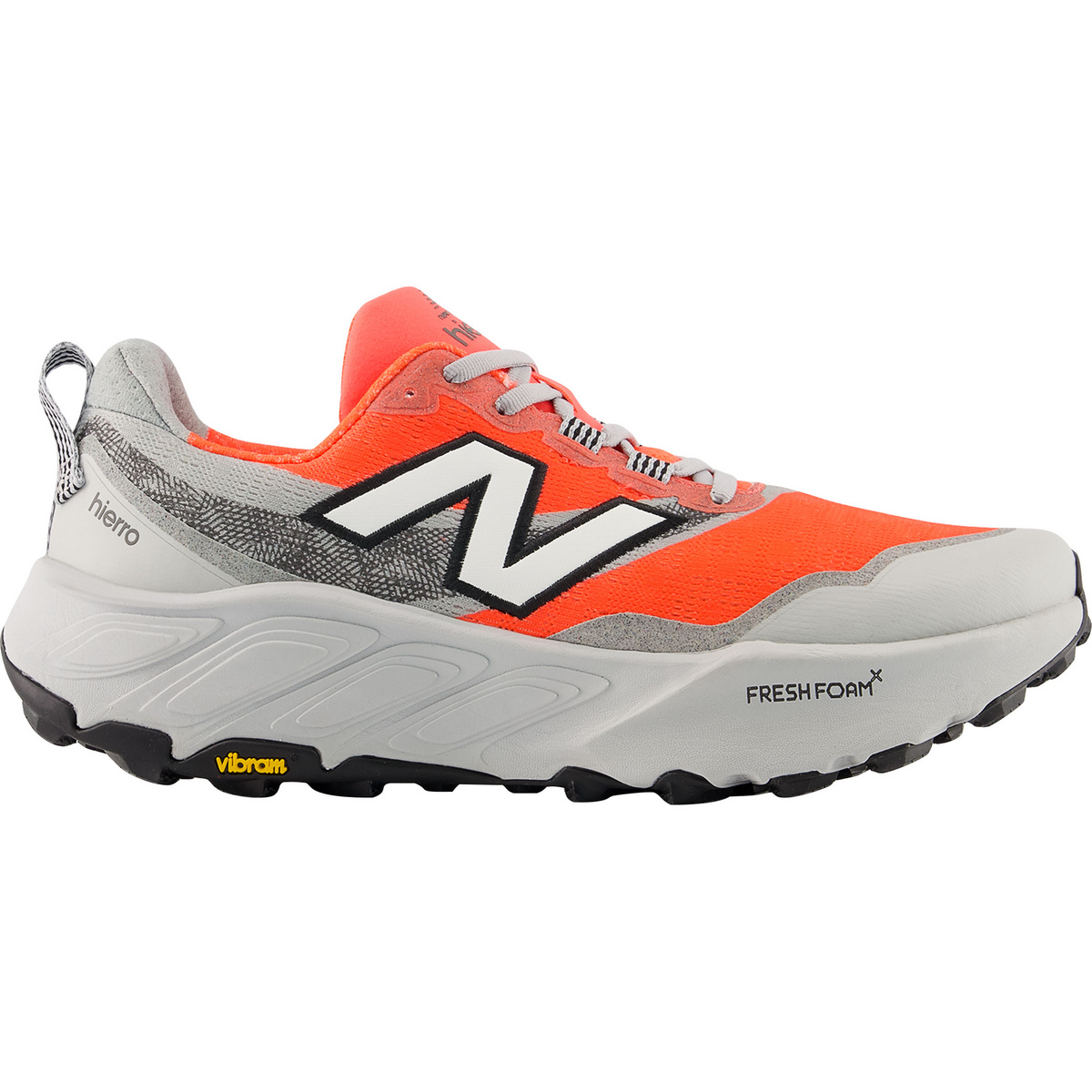 New Balance Uomo Scarpe Fresh Foam X Hierro V9 (Taglia 44.5, Rosso)