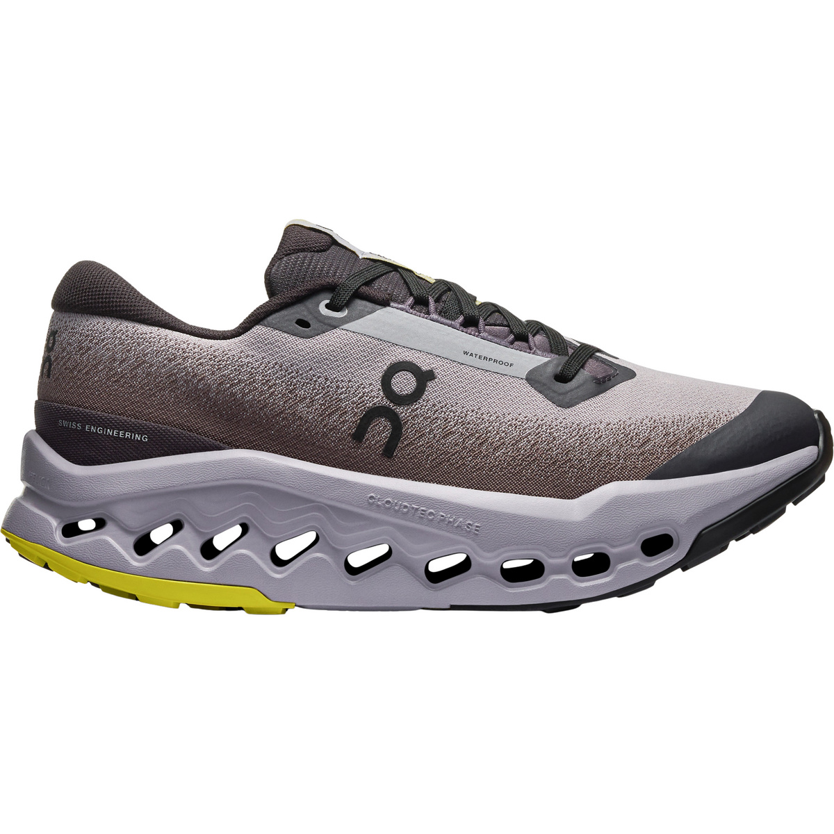 On Damen Cloudsurfer Trail 2 WP Schuhe (Größe 37.5, lila)