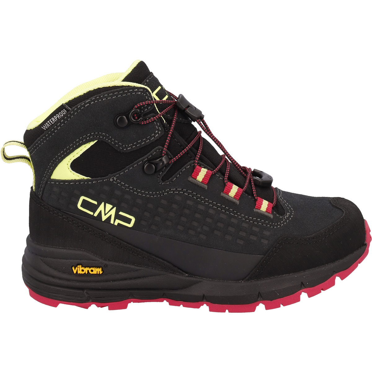 CMP Kinder Vertyx Mid WP Schuhe (Größe 33, schwarz)