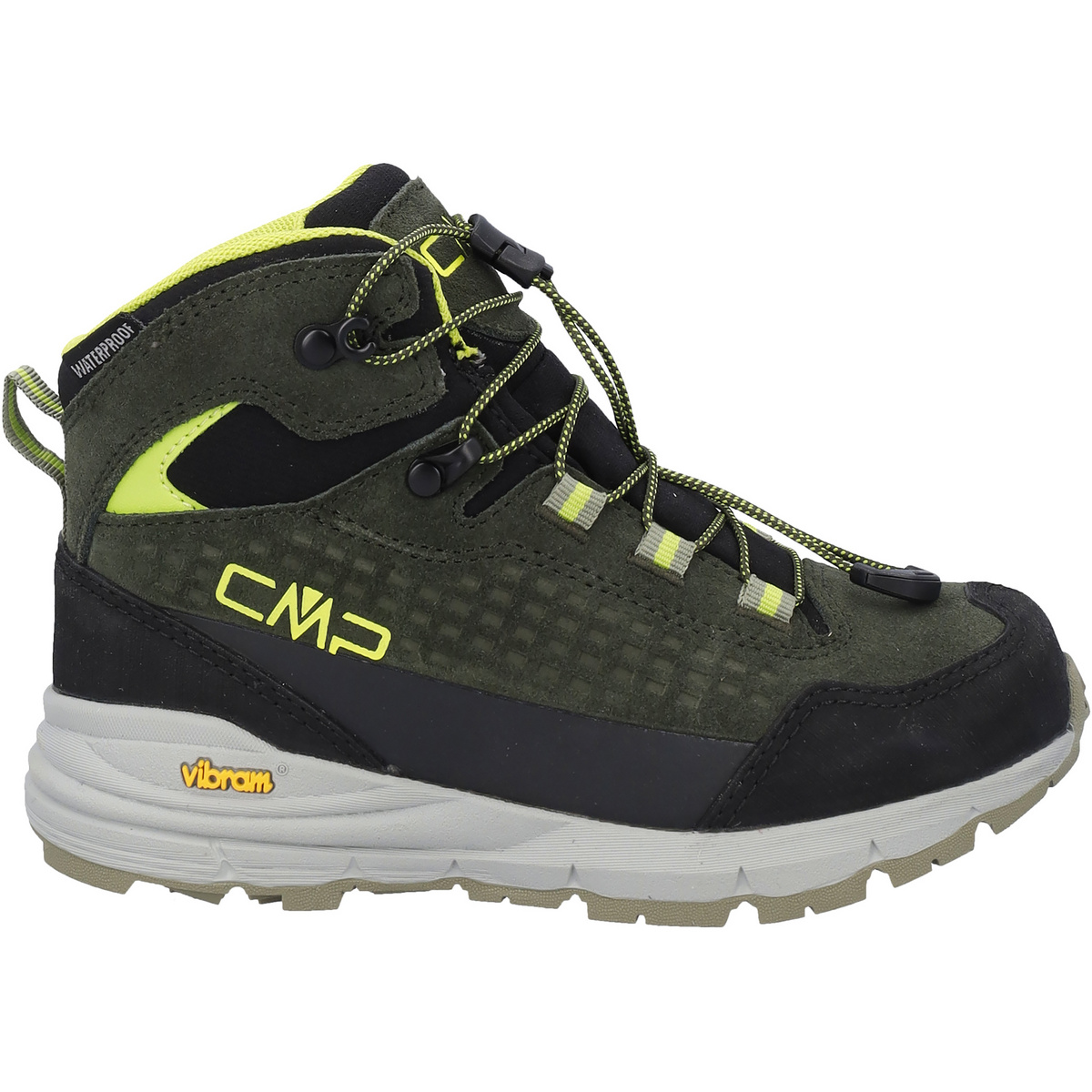 CMP Kinder Vertyx Mid WP Schuhe (Größe 36, oliv)