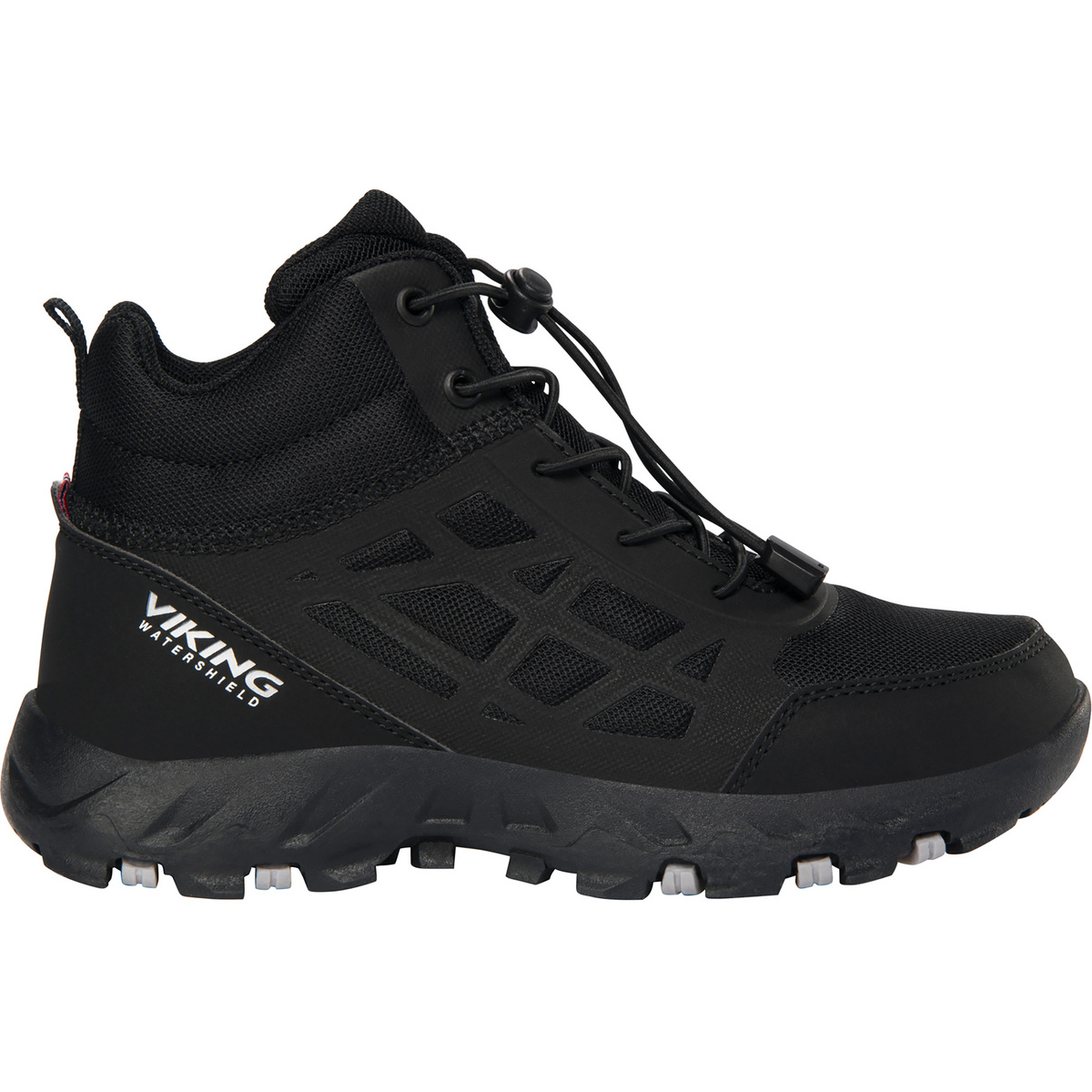 Viking Bambino Scarpe Track Mid WP Sl (Taglia 32, Nero)