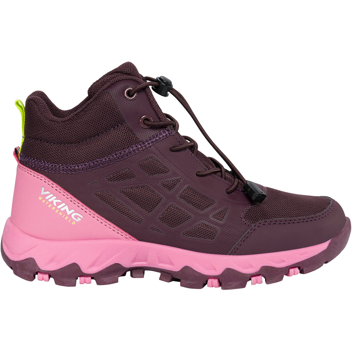 Viking Kinder Track Mid WP Sl Schuhe (Größe 34, lila)