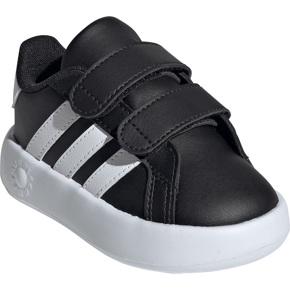 adidas Kinder Grand Court 2.0 Baby Schuhe (Größe 23, schwarz)