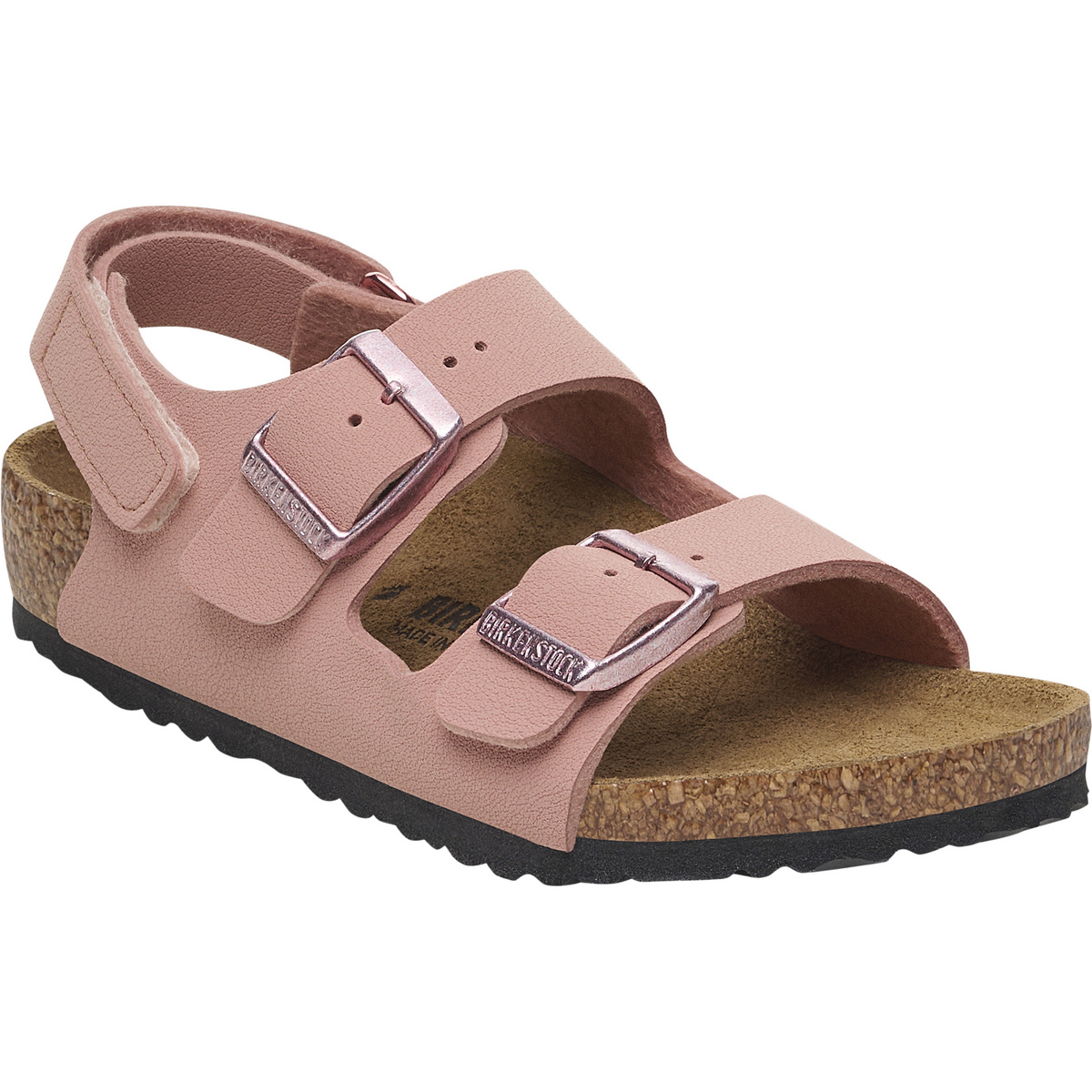 Birkenstock Enfants Sandale Milano AS BF Birkibuc (taille 28, rose)