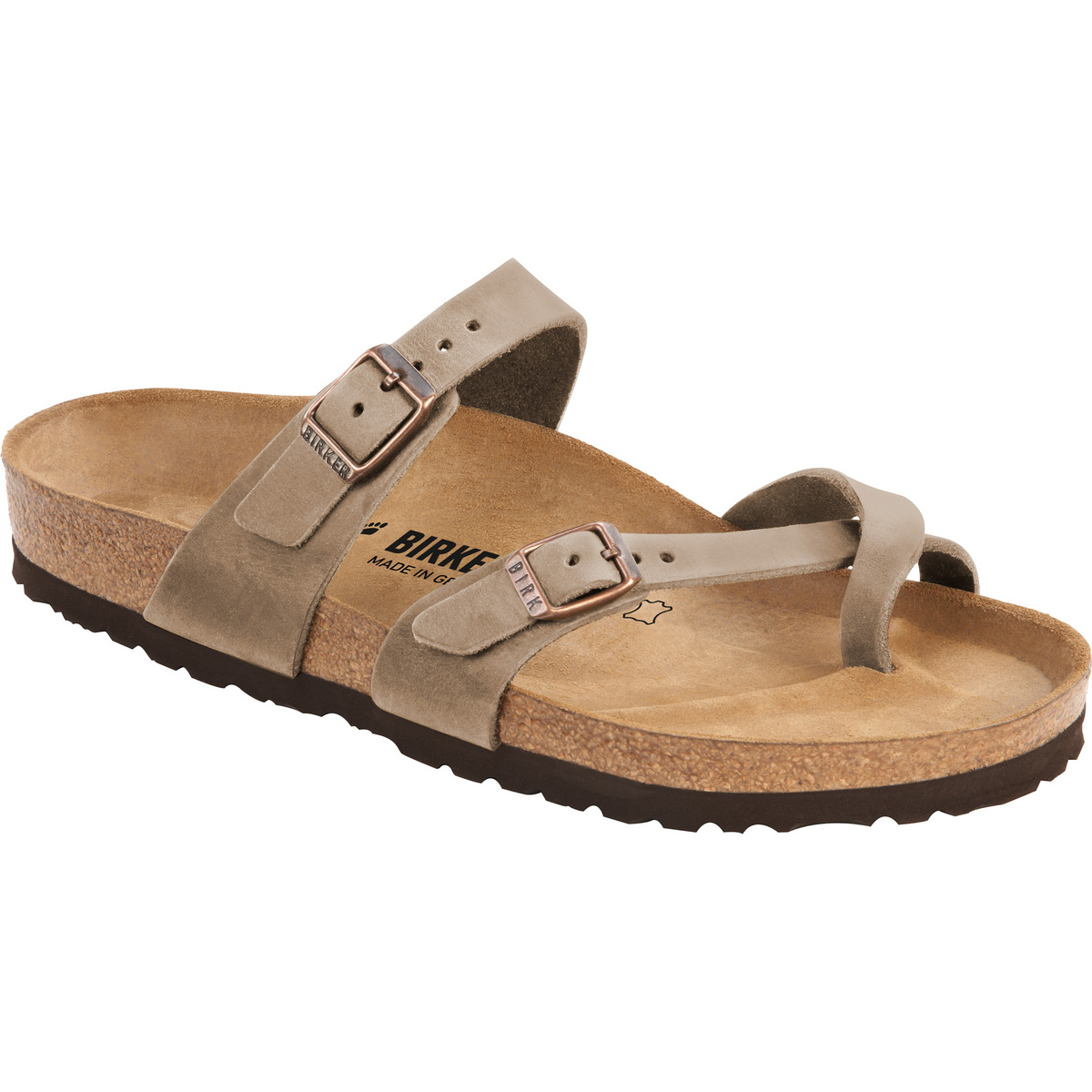 Image of Birkenstock Donna Sandali Mayari Natural Leather Oiled