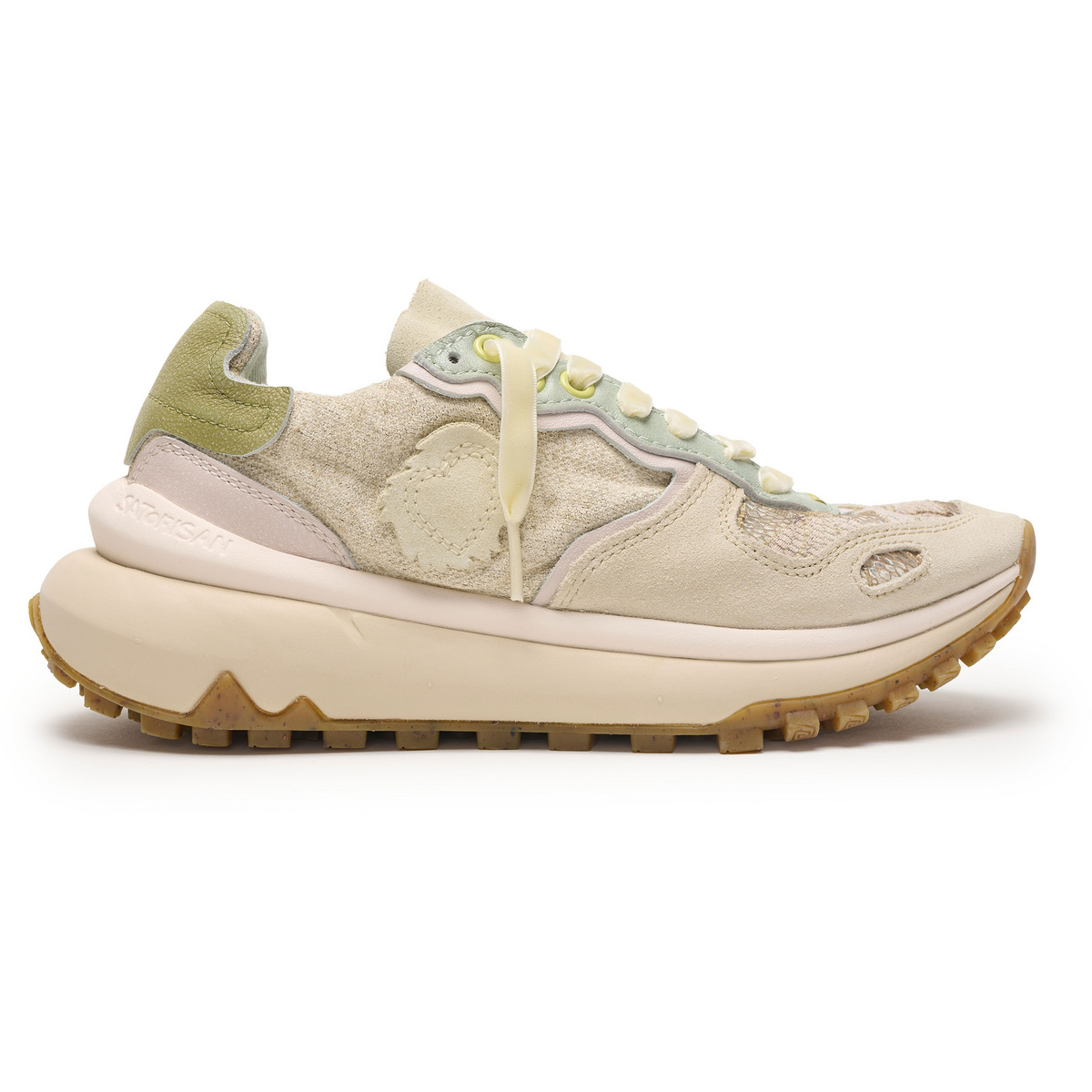 Satorisan Donna Scarpe Chacrona Metta Lino (Taglia 38, Verde)