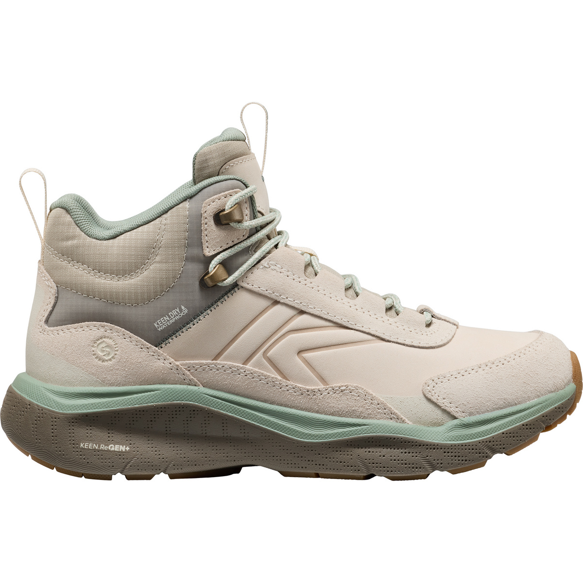 Keen Damen Leiki Leather Mid WP Schuhe (Größe 42, beige)