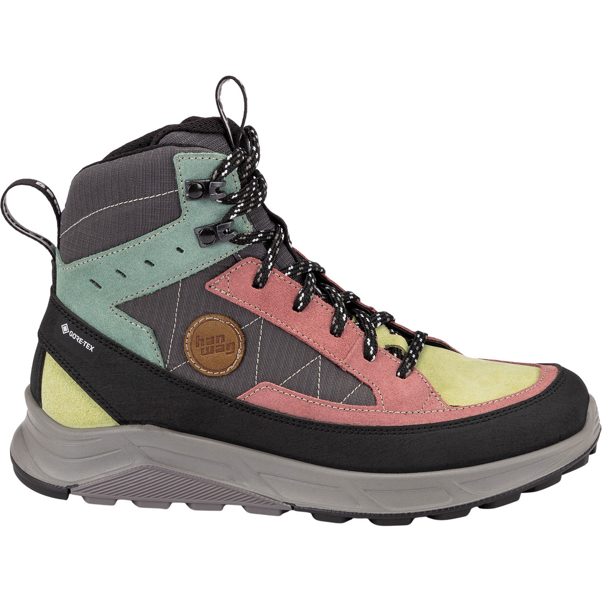 Hanwag Femme Chaussures Rotpunkt Light Mid GTX (taille 40, Multicolore)