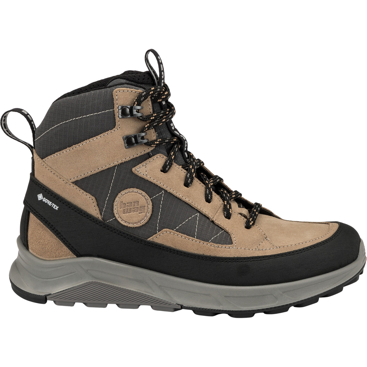 Hanwag Damen Rotpunkt Light Mid GTX Schuhe (Größe 42.5, beige)