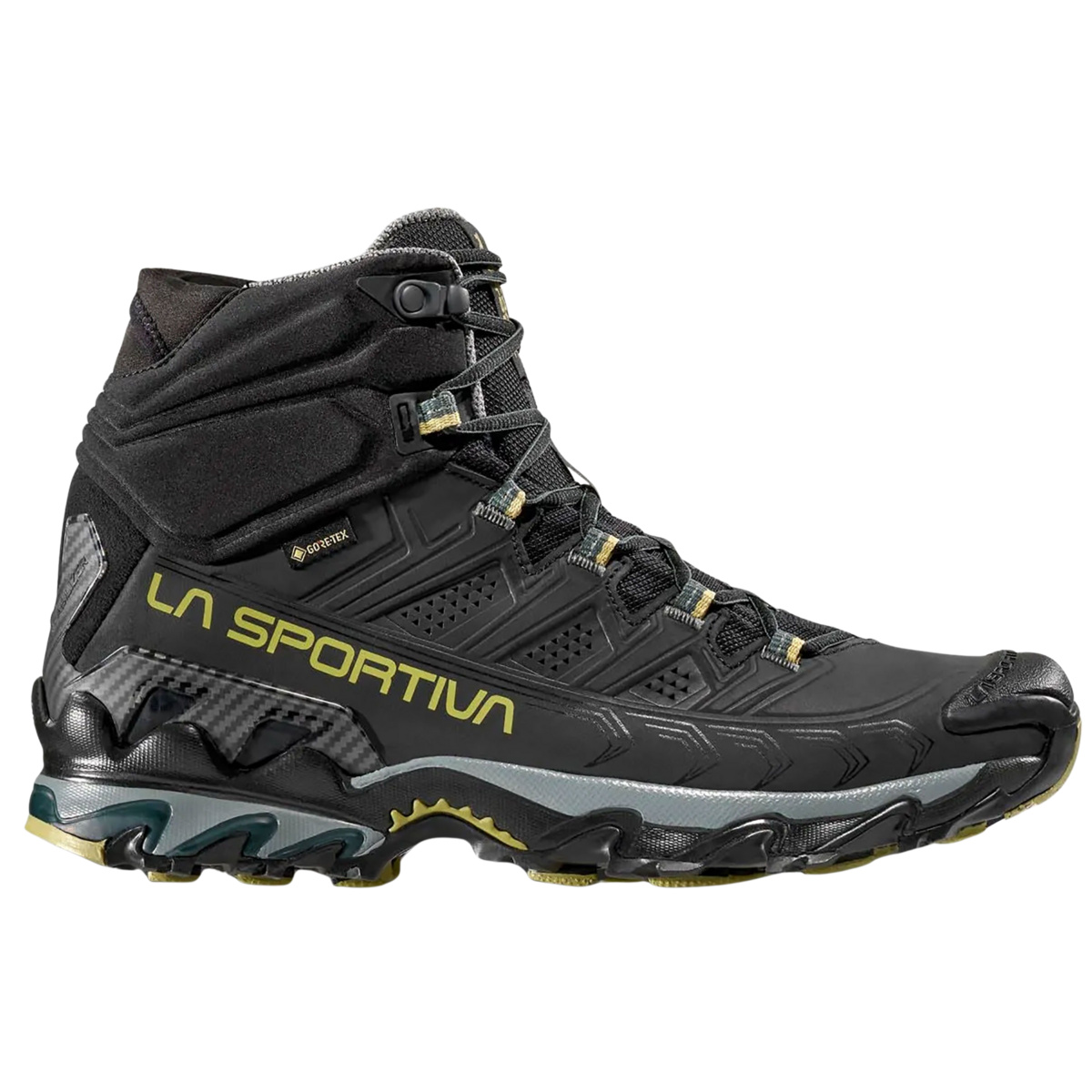 La Sportiva Uomo Scarpe Ultra Raptor II Mid Leather GTX (Taglia 43.5, Nero)