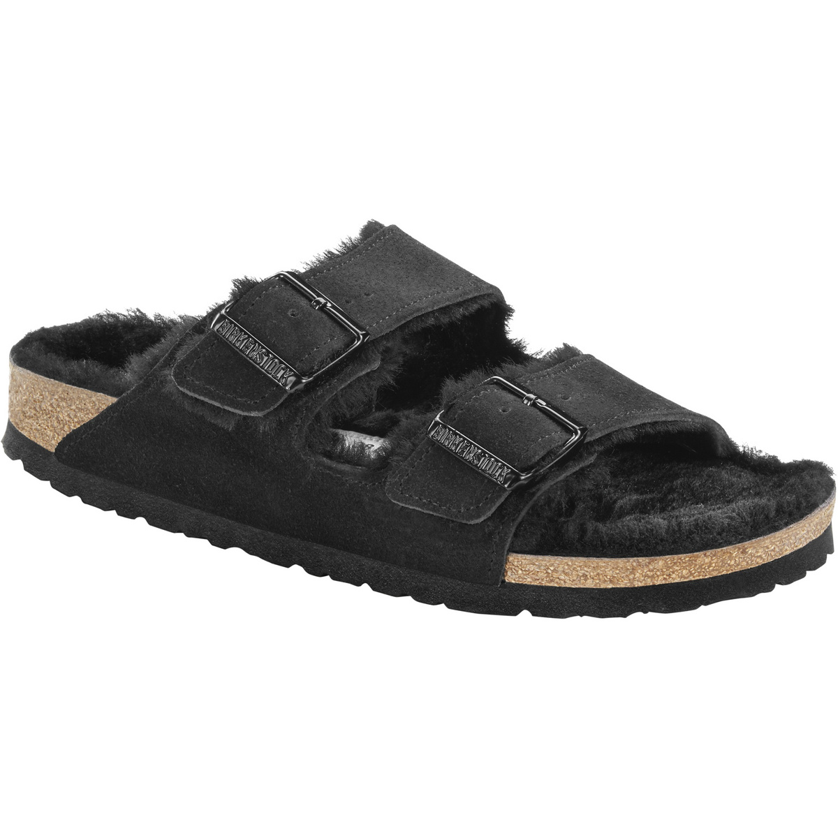 Image of Birkenstock Donna Sandali Arizona Shearling Suede