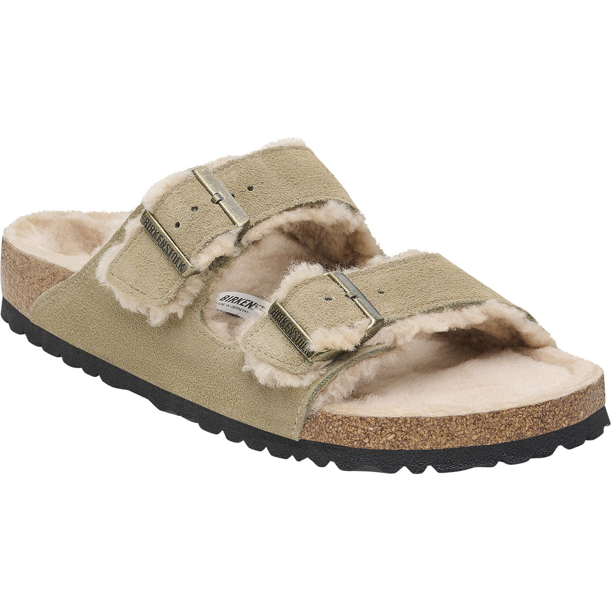 Image of Birkenstock Donna Sandali Arizona Shearling Suede