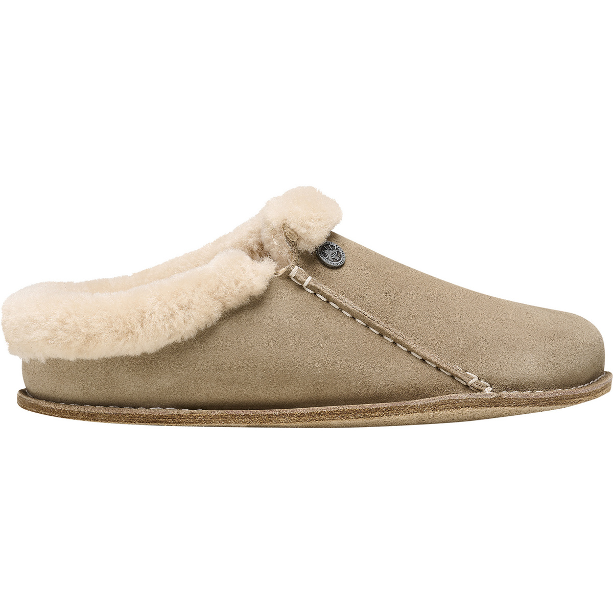 Image of Birkenstock Donna Ciabatte Zermatt Suede Leather