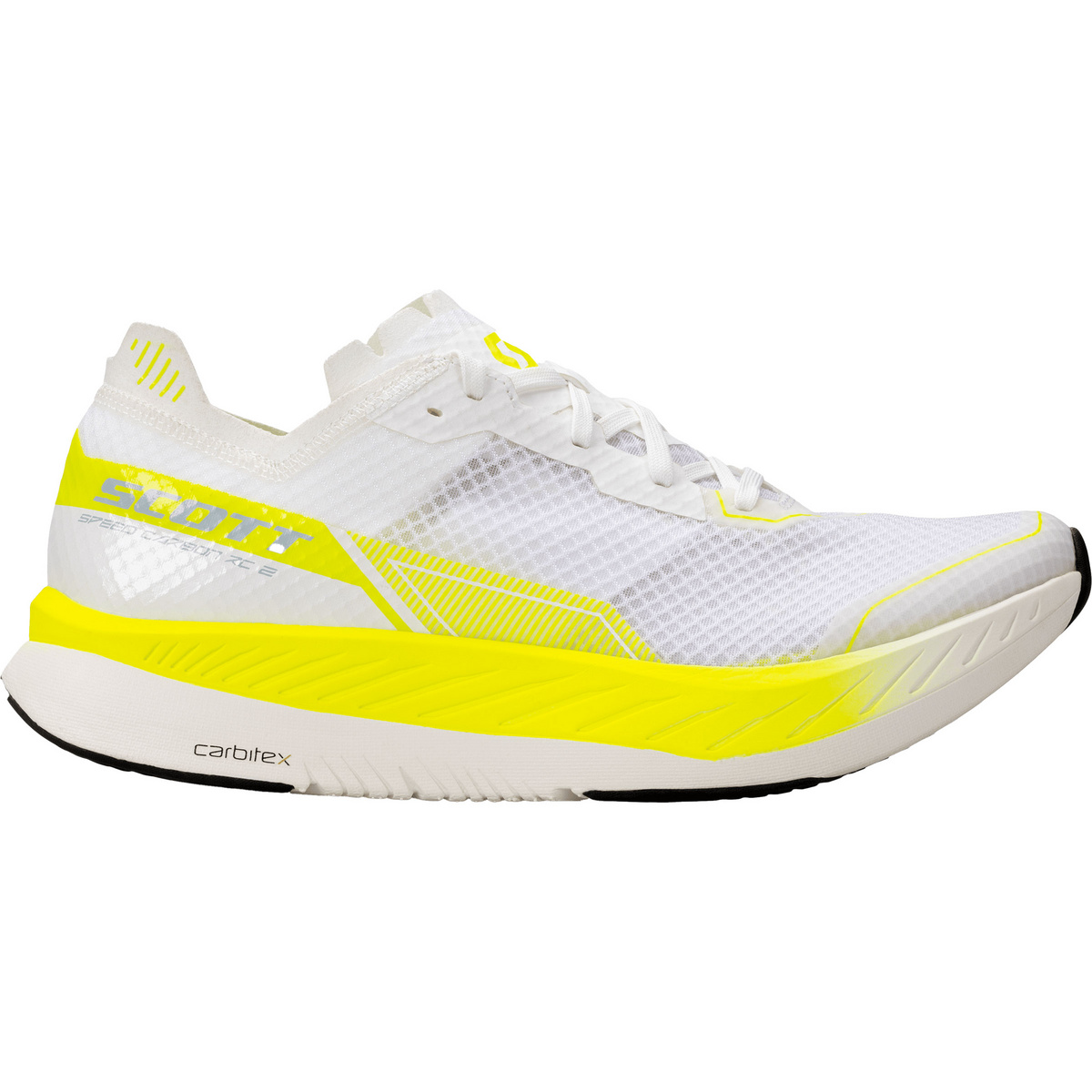 Scott Uomo Scarpe Speed Carbon RC 2 (Taglia 42.5, Bianco)