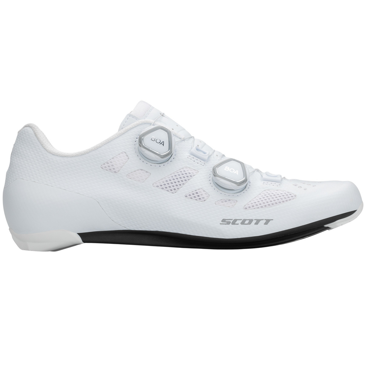 Scott Road Vertec Boa Radschuhe (Größe 48, weiss)