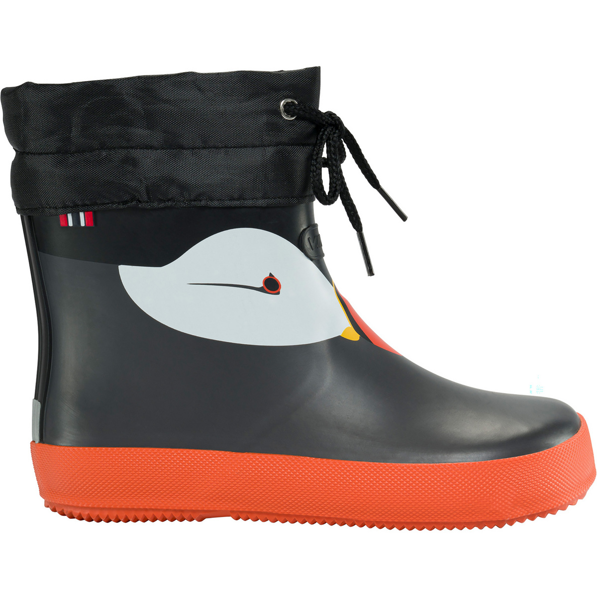 Image of Viking Kinder Alv Barefoot Paw Print Gummistiefel