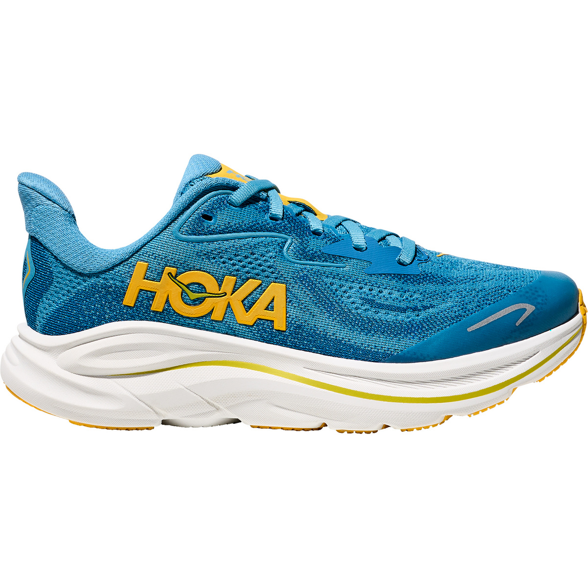 Hoka Kinder Clifton 10 Big Kids Schuhe (Größe 37 , blau)