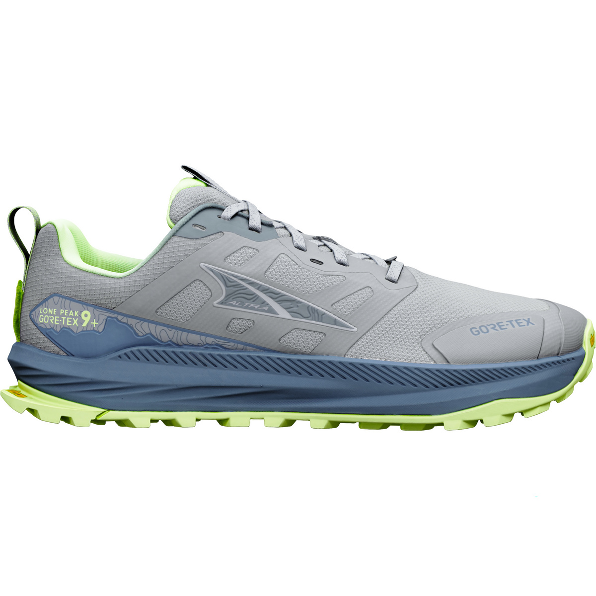 Altra Herren Lone Peak 9+ GTX Schuhe (Größe 42.5, gelb)