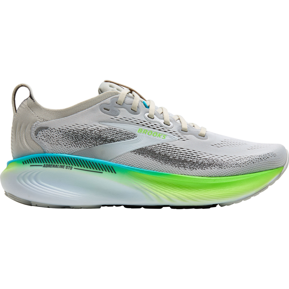 Brooks Herren Adrenaline GTS 25 Schuhe (Größe 43, weiss)