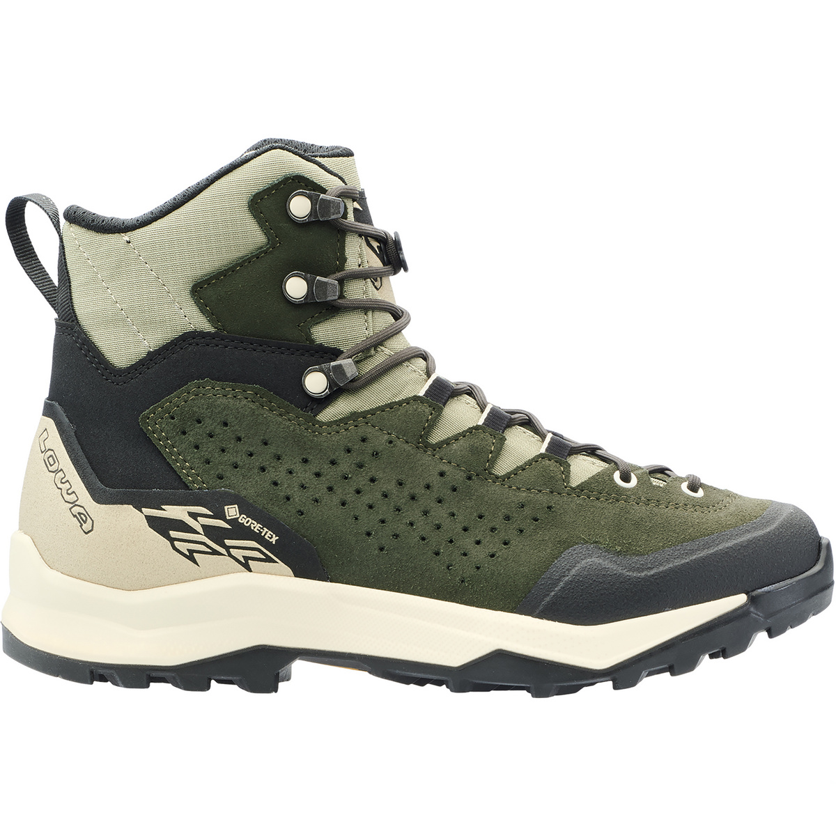 Lowa Damen Explorer GTX Mid Schuhe (Größe 37.5, gruen)