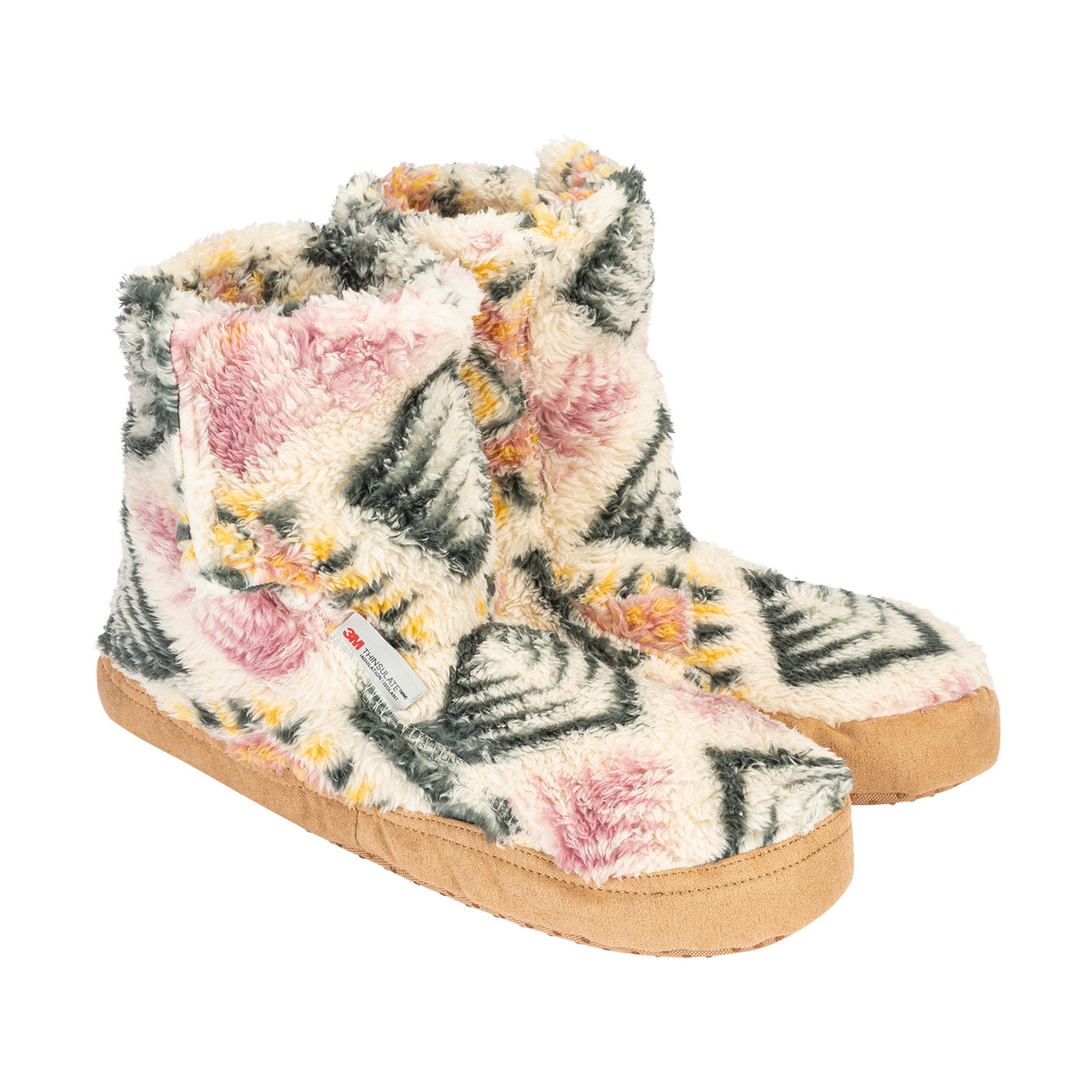 Image of Bergzeit Basics Meru Kurgan Teddy Print Hausschuhe