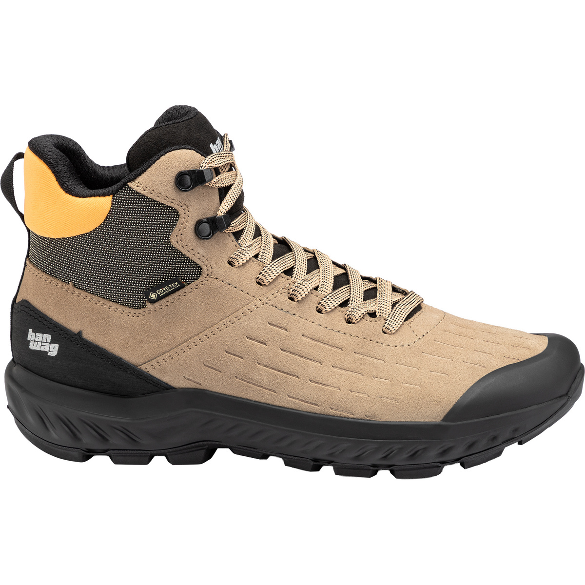 Hanwag Herren Kaduro Mid GTX Schuhe (Größe 41.5, beige)