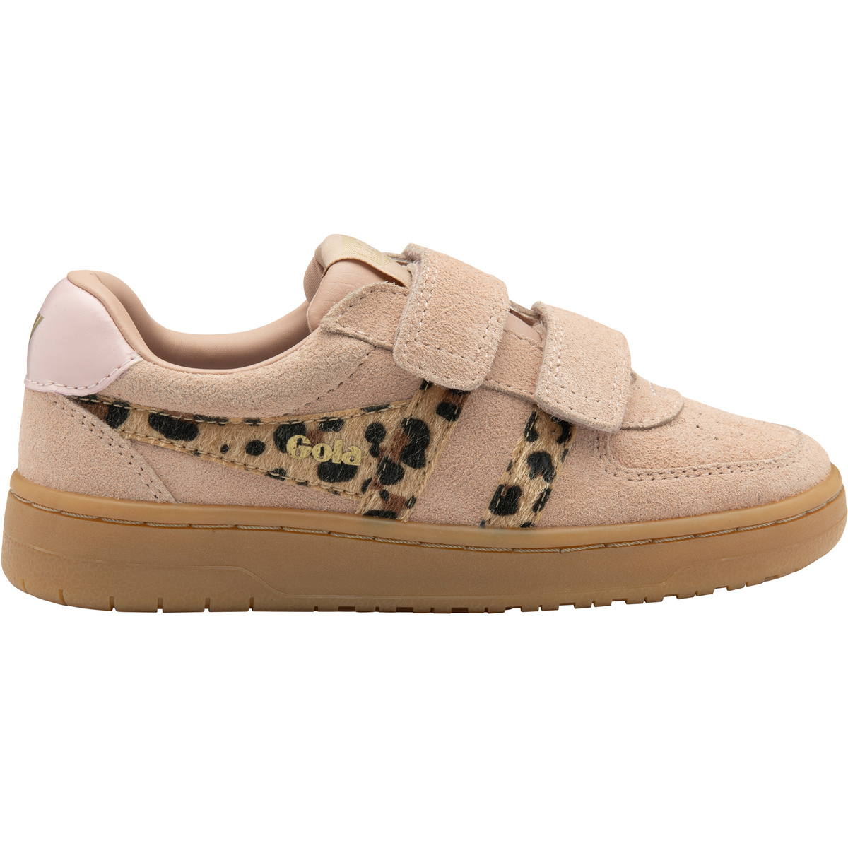 Gola Kinder Hawk Suede Safari Strap Schuhe (Größe 27, beige)