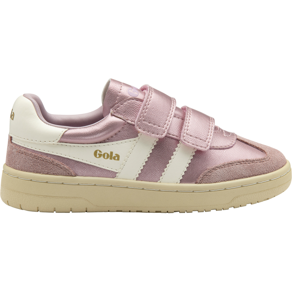 Gola Kinder Viper Glimmer Strap Schuhe (Größe 34, rosa)
