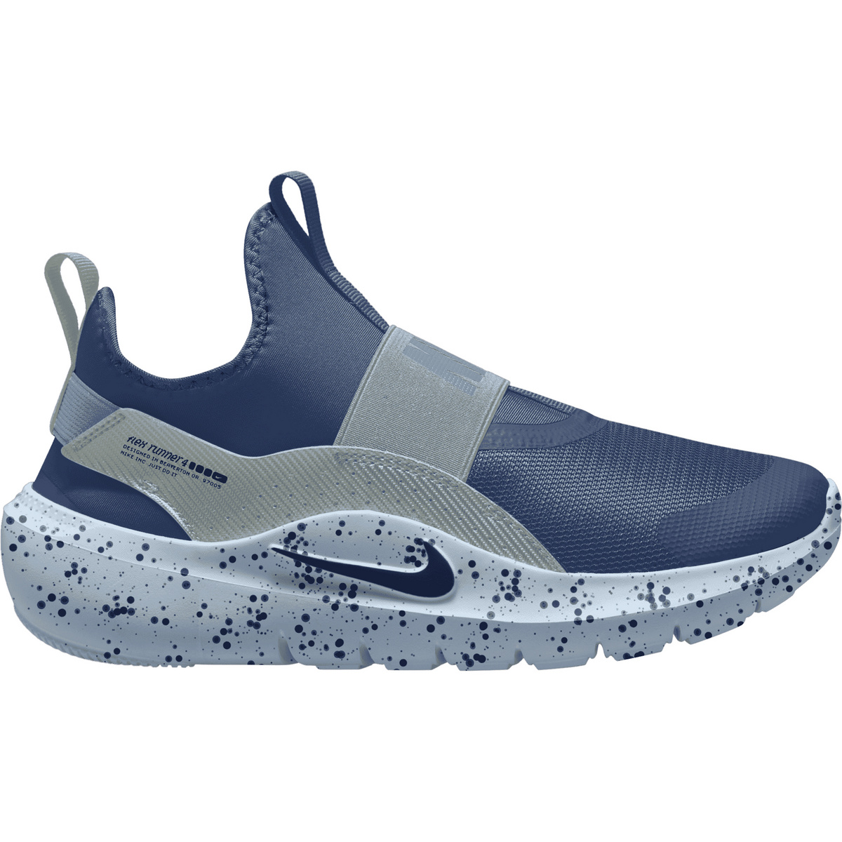 Nike Kinder Flex Runner 4 Schuhe (Größe 38.5, blau)