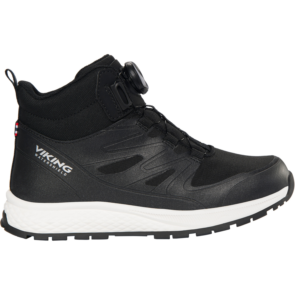 Viking Kinder Equip Mid WP Boa Schuhe (Größe 41, schwarz)