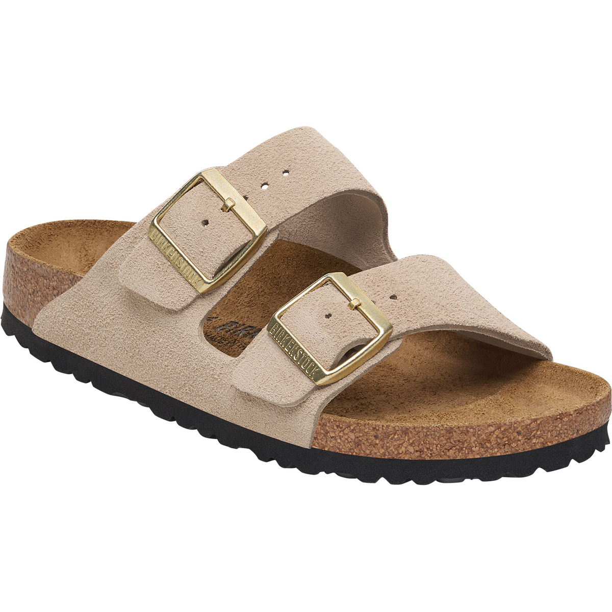 Image of Birkenstock Damen Arizona Suede Leather Narrow Sandale