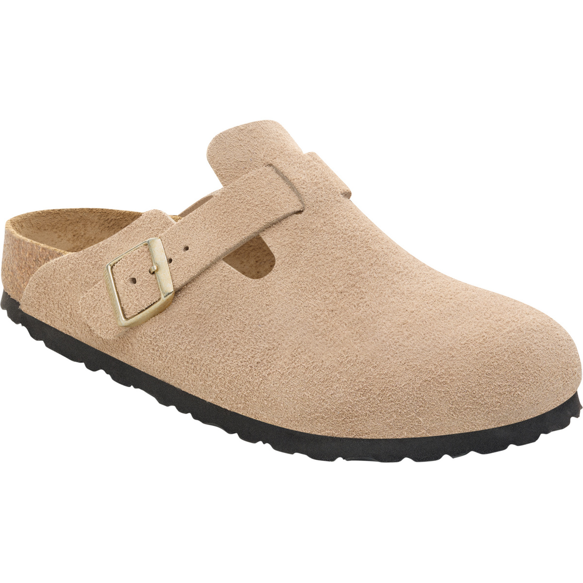 Image of Birkenstock Damen Boston Suede Leather Narrow Sandale