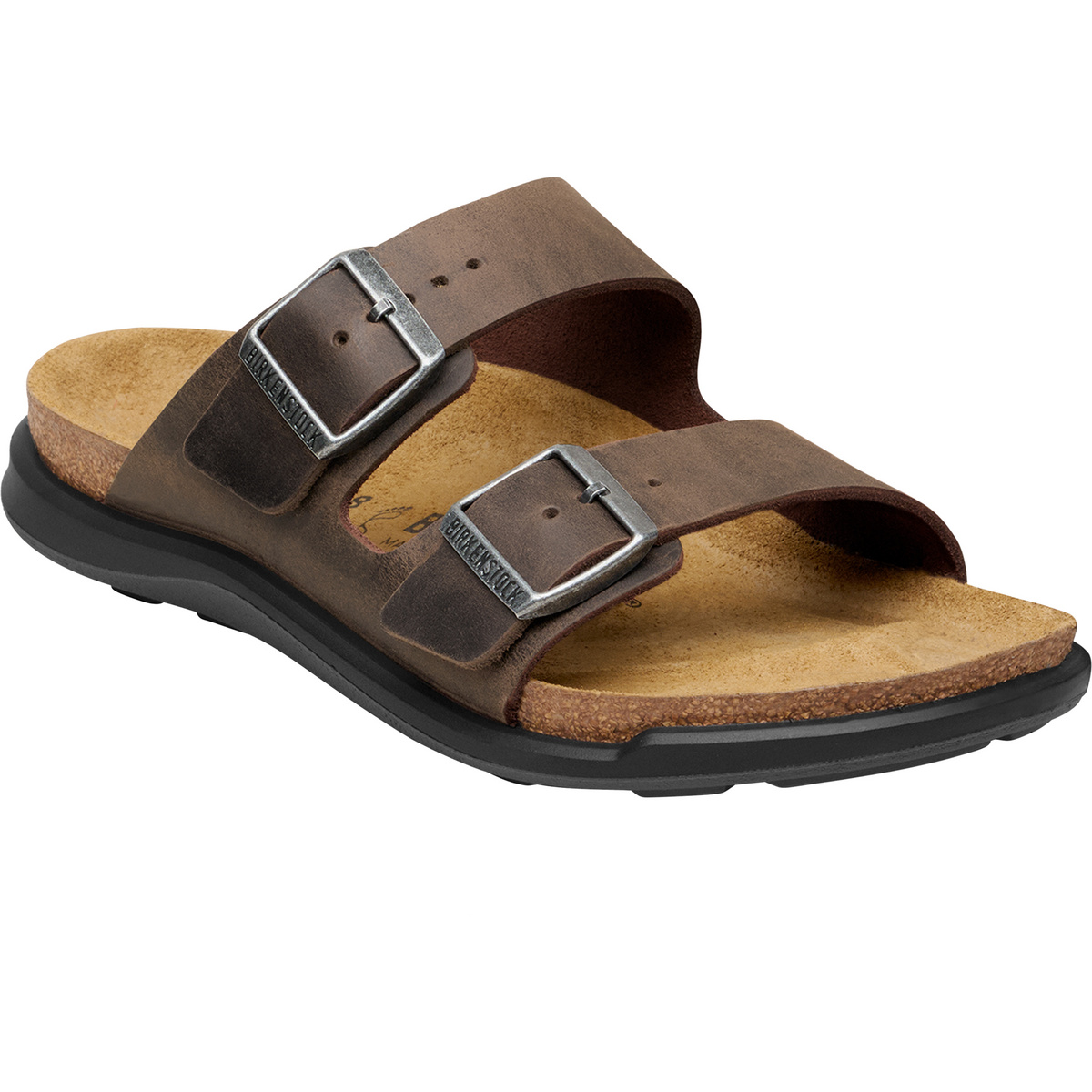Image of Birkenstock Damen Arizona Crosstown Oiled Leather Regular Sandale