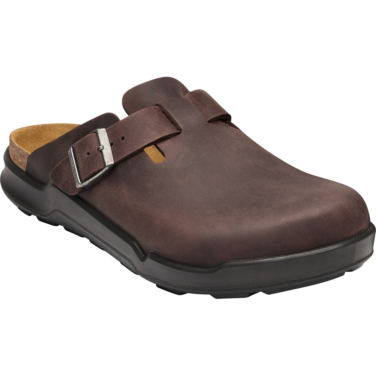 Image of Birkenstock Herren Boston Crosstown Oiled Leather Regular Sandale