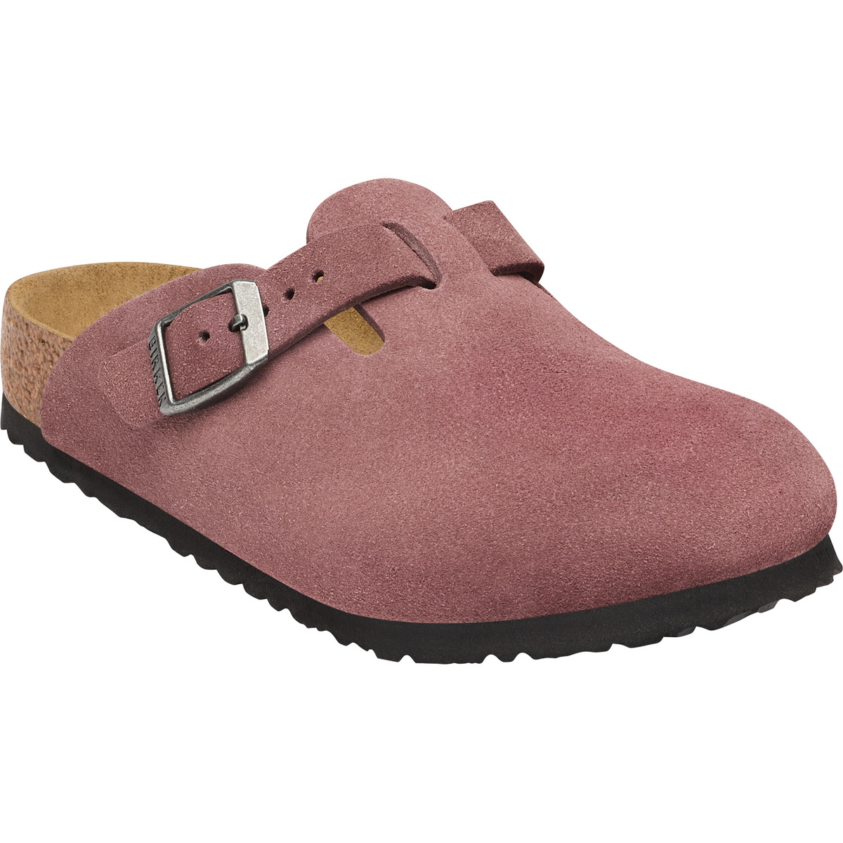 Birkenstock Kinder Boston Suede Leather Sandalen (Größe 31, rosa)