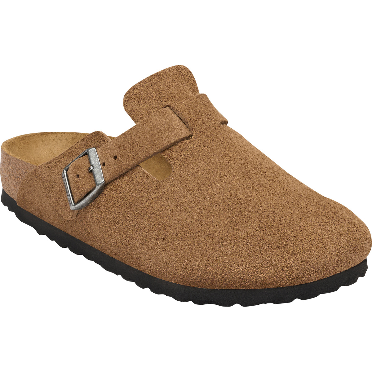 Birkenstock Boston Suede Leather Sandalen (Größe 41, braun)