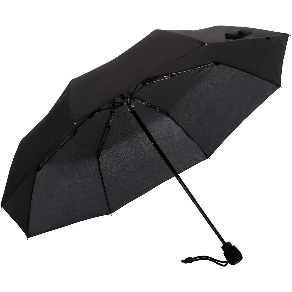 Euroschirm Light Trek Regenschirm (Größe One Size, schwarz)