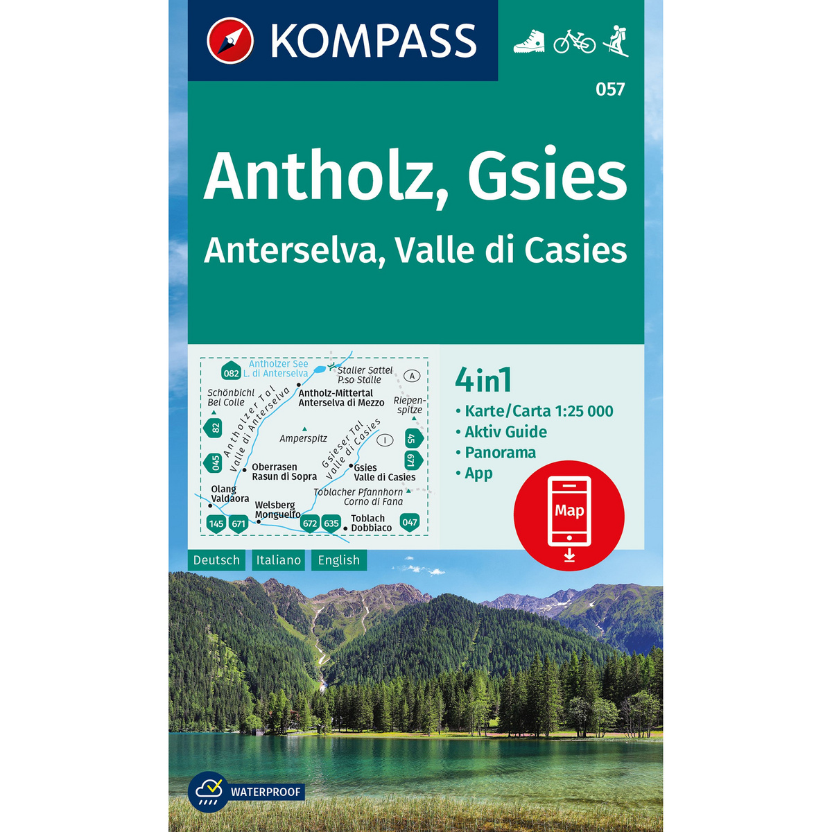 Image of Kompass Verlag WK 057 Antholz - Gsies
