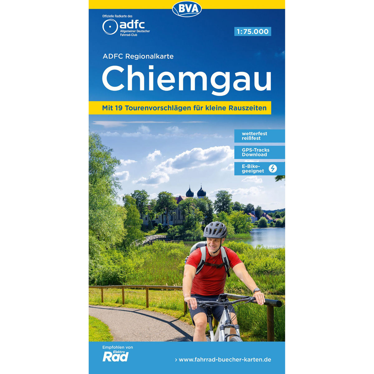 Image of Bielefelder Verlag Chiemgau ADFC-Regionalkarte