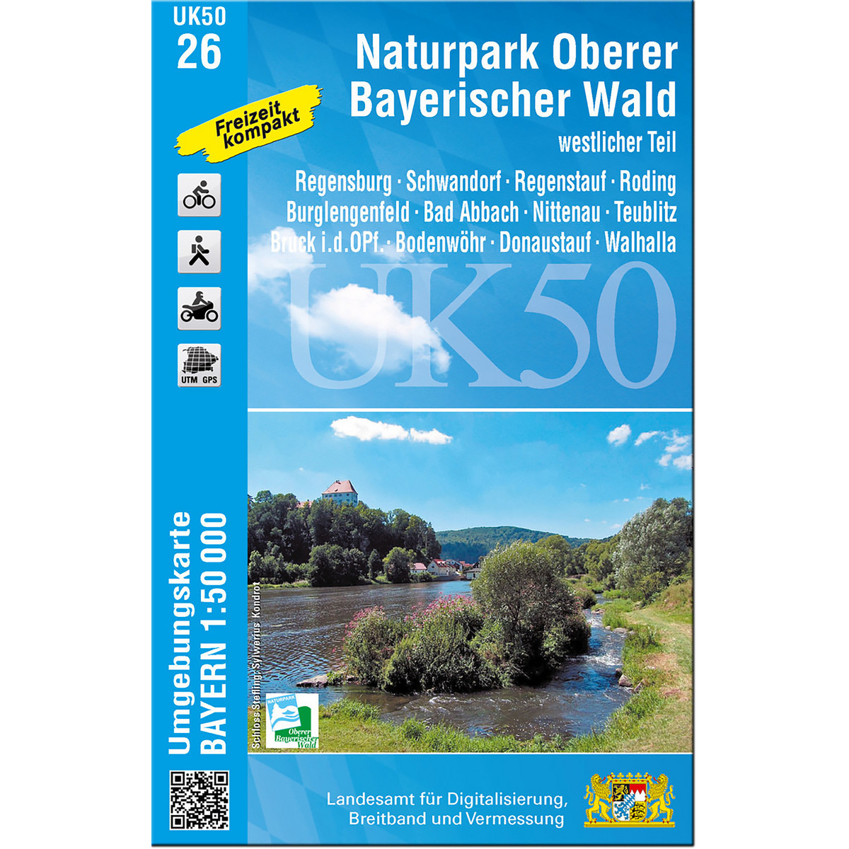Image of Landesamt Digitalisierung, Breitband, Vermessung UK 50-26 Naturpark Oberer Bayerischer Wald, westl.