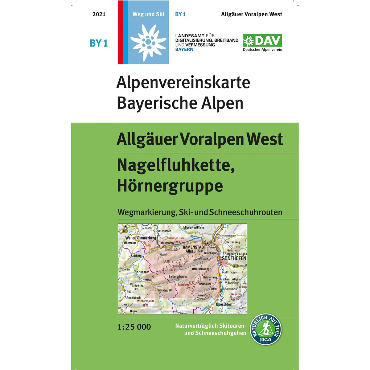 Image of DAV AV-Karte BY 1 Allgäuer Voralpen West