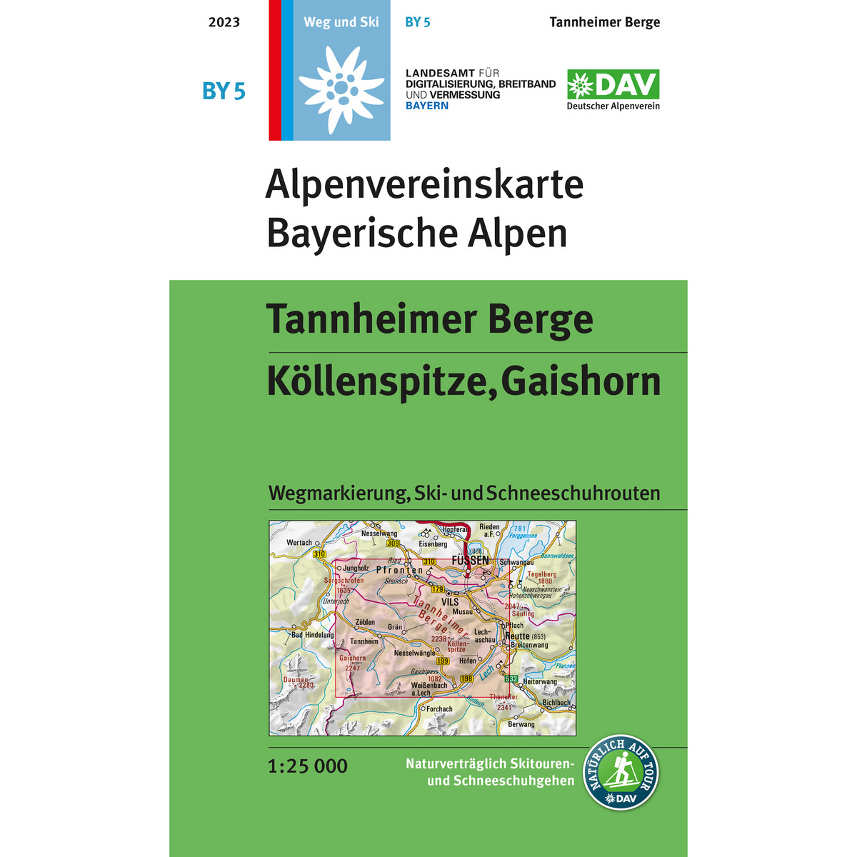 Image of DAV AV-Karte BY 5 Tannheimer Berge