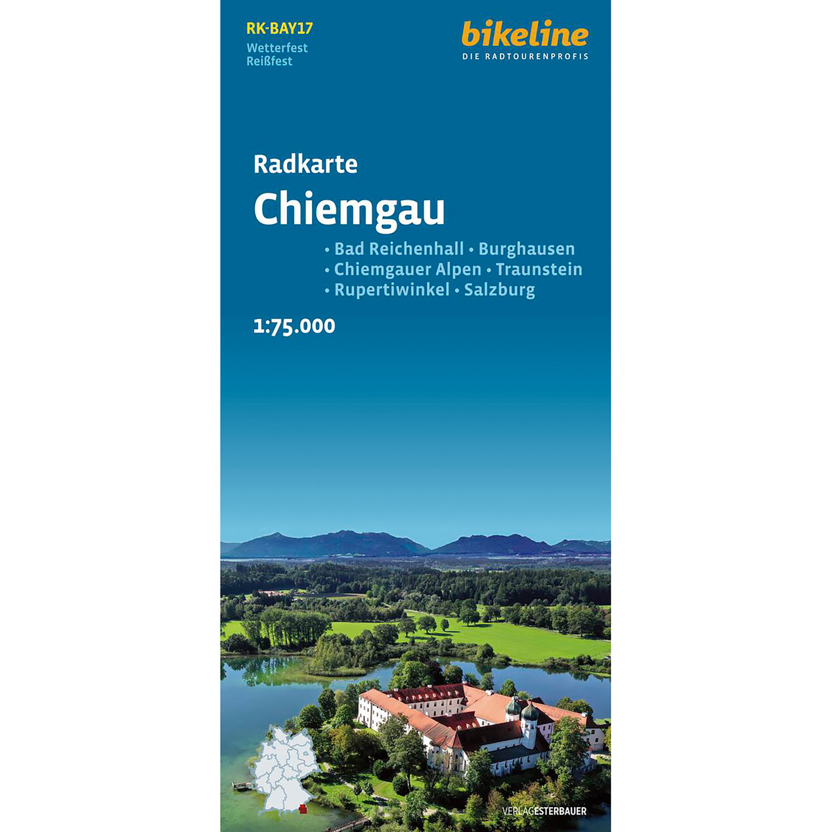 Image of Esterbauer Chiemgau Radkarte bikeline RK-BAY17