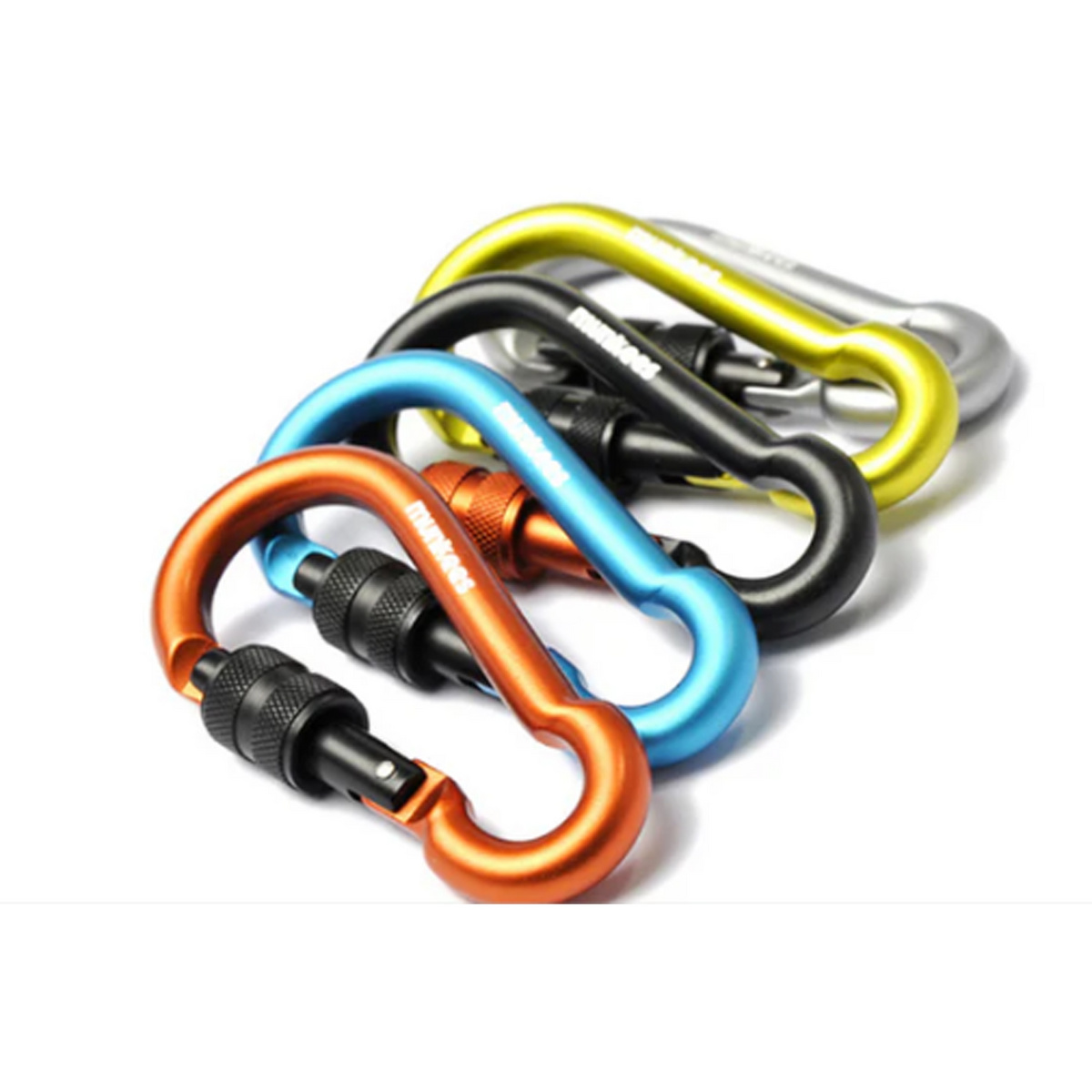 Image of Munkees Pear-Shape Carabiner w. Screw Lock 7x70mm