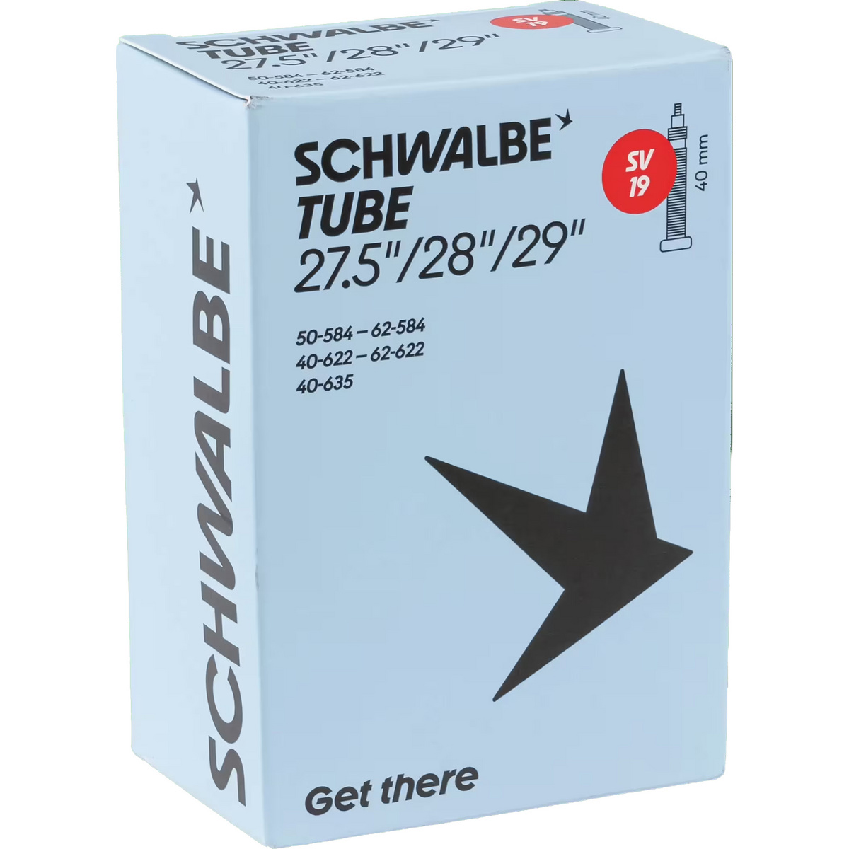 Schwalbe SV19 27.5"/28"/29" Schlauch (Größe ONE SIZE, schwarz)